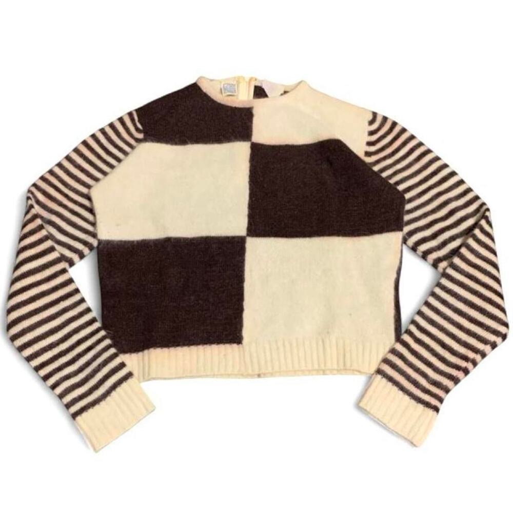Vintage 70s hand fully fashioned wool